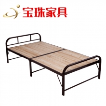 宝珠钢架单人床